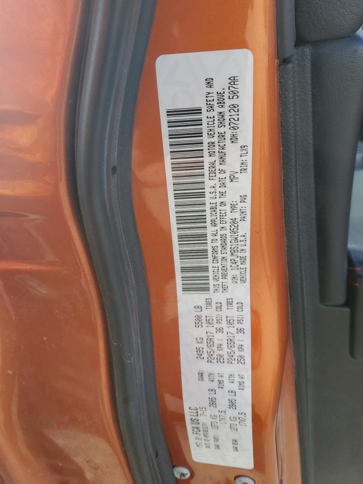 2016 Jeep Cherokee Trailhawk VIN: 1C4PJMBS1GW105204 Lot: 91768735