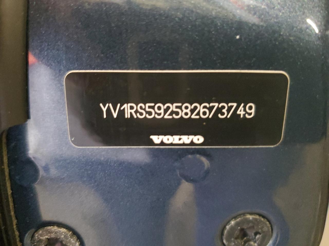2008 Volvo S60 2.5T VIN: YV1RS592582673749 Lot: 92829965