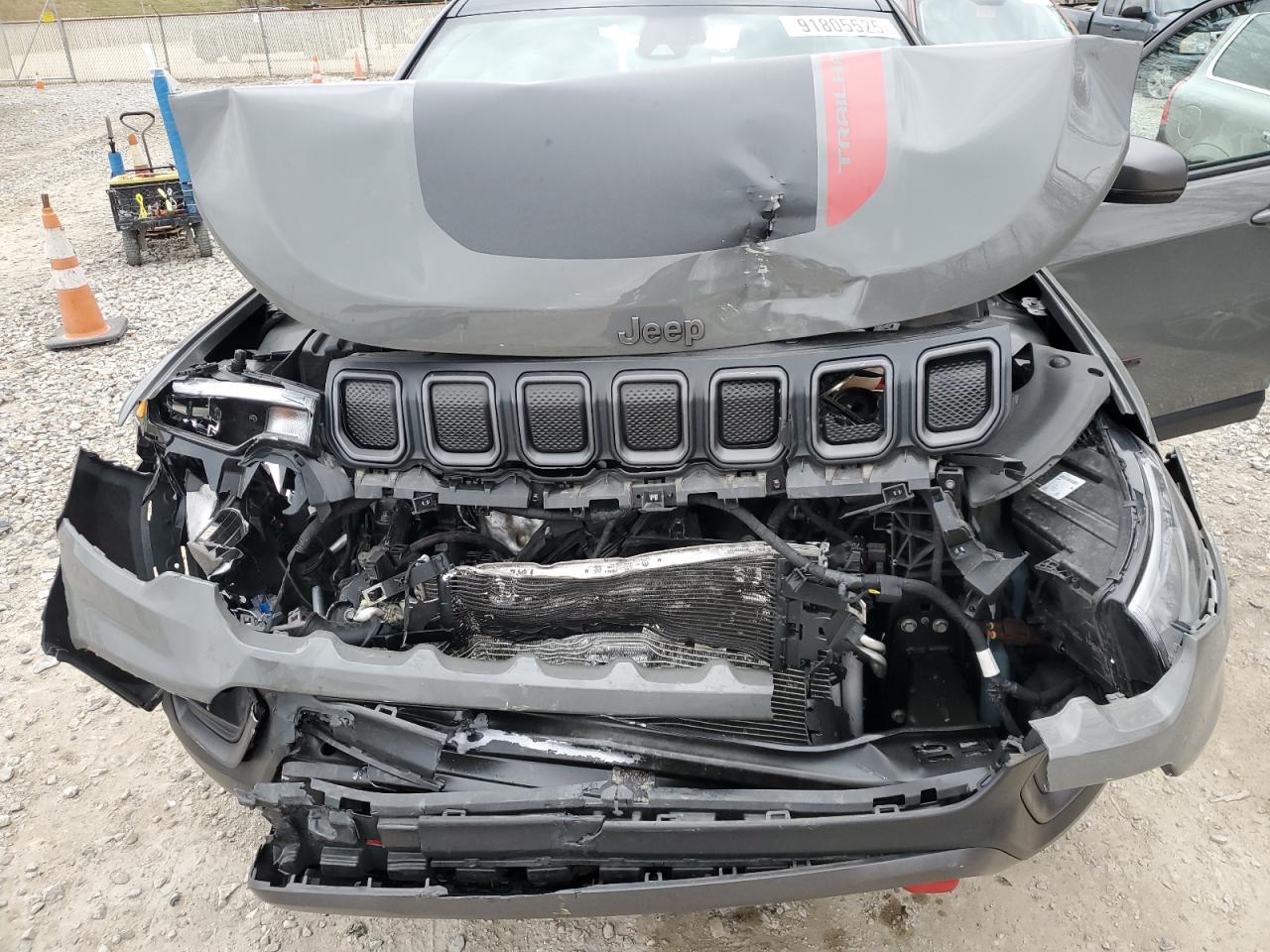 2022 Jeep Compass Trailhawk VIN: 3C4NJDDBXNT105466 Lot: 91805525