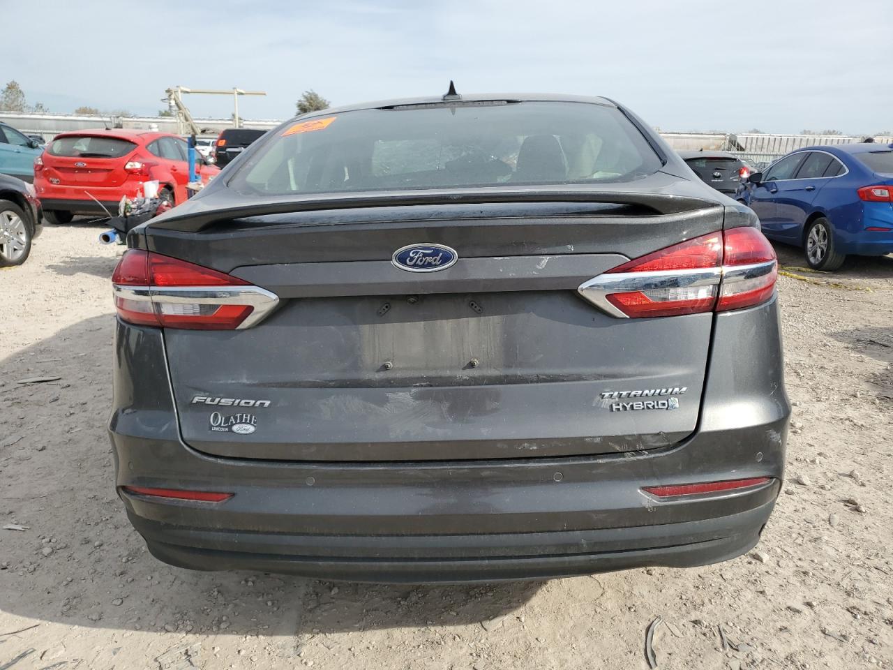 2019 Ford Fusion Titanium VIN: 3FA6P0RU9KR273782 Lot: 91326925