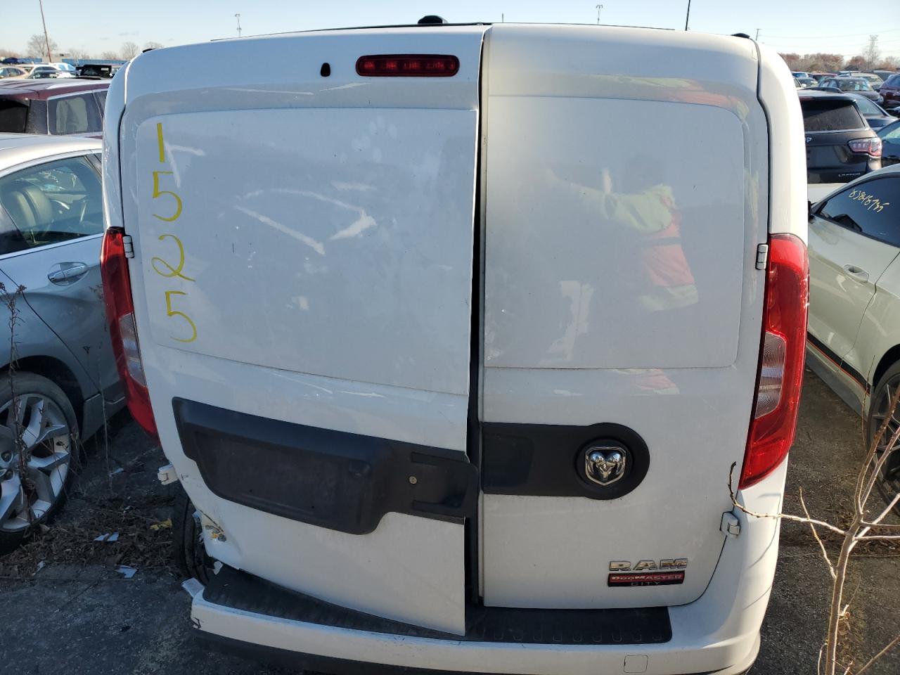 2022 Ram Promaster Utility / Service Van VIN: ZFBHRFABXN6X54378 Lot: 91183025