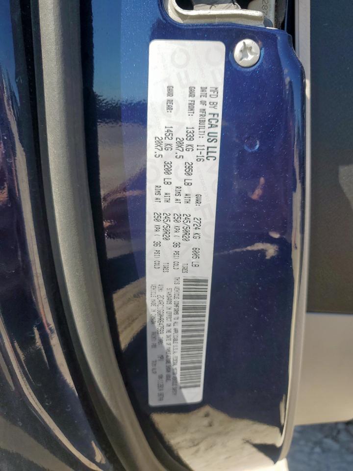 2017 Chrysler Pacifica Limited VIN: 2C4RC1GG0HR647569 Lot: 92217415