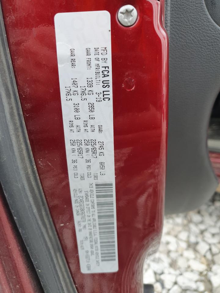 2019 Dodge Grand Caravan Gt VIN: 2C4RDGEG8KR670270 Lot: 92203285