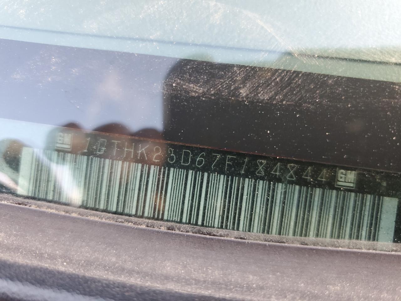 2007 GMC Sierra K2500 Heavy Duty VIN: 1GTHK23D67F184844 Lot: 93074055