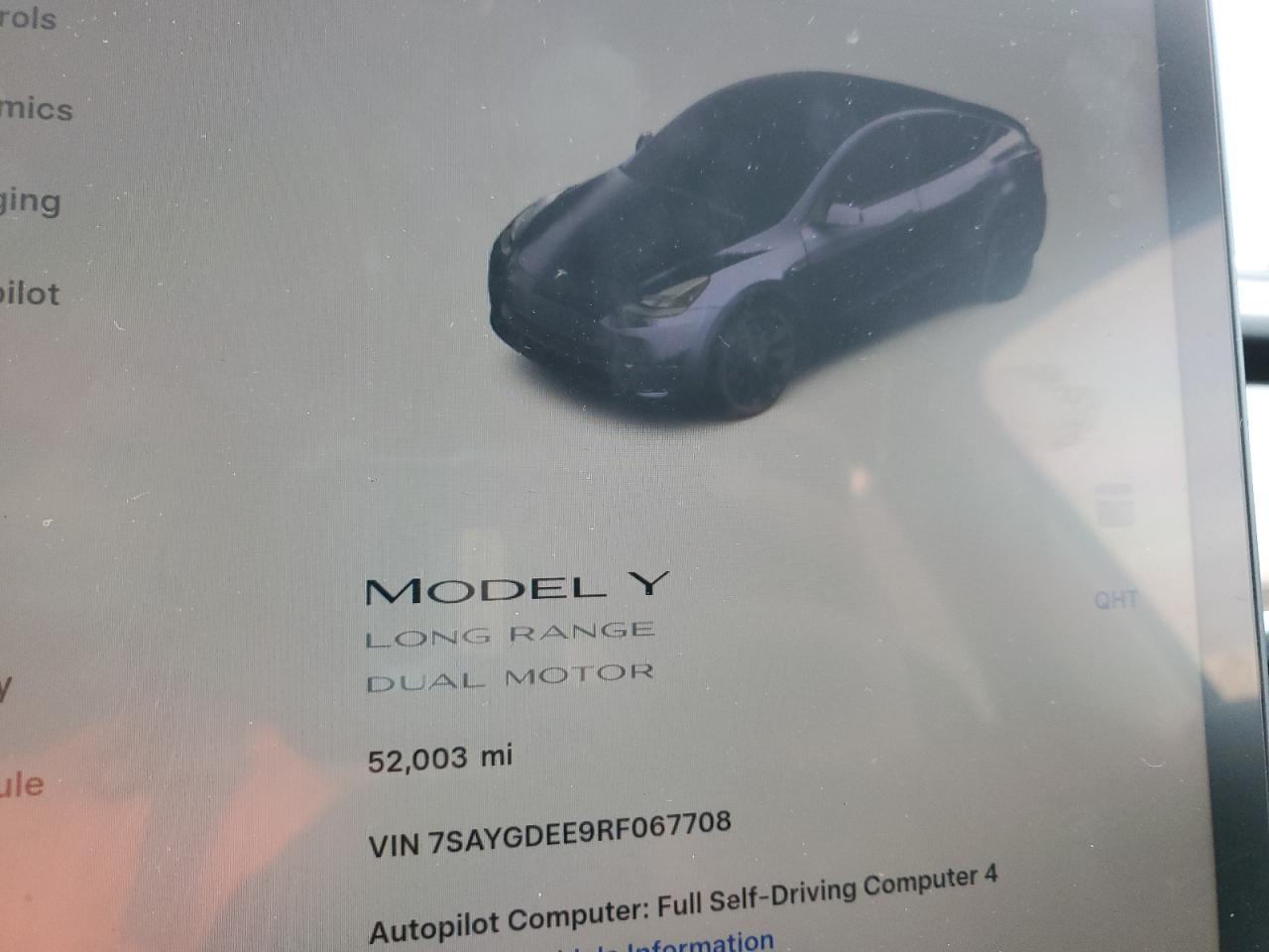 2024 Tesla Model Y VIN: 7SAYGDEE9RF067708 Lot: 91906385