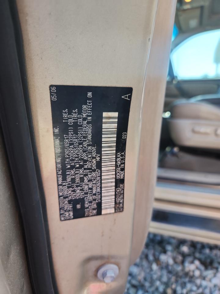 2006 Toyota Sequoia Limited VIN: 5TDZT38A26S281057 Lot: 91563015