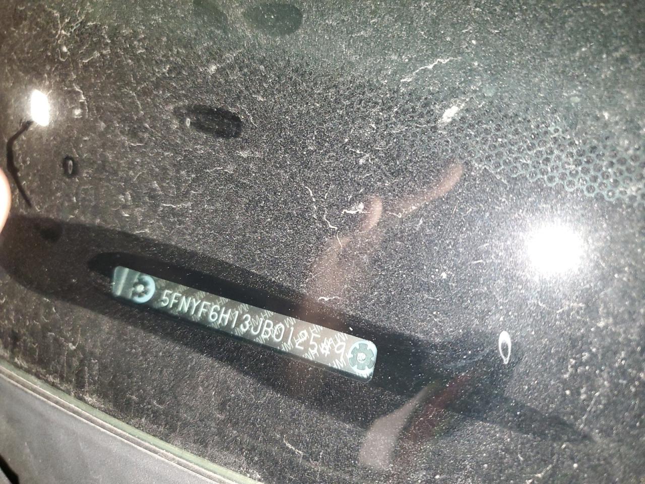 2018 Honda Pilot Lx VIN: 5FNYF6H13JB012549 Lot: 91790055