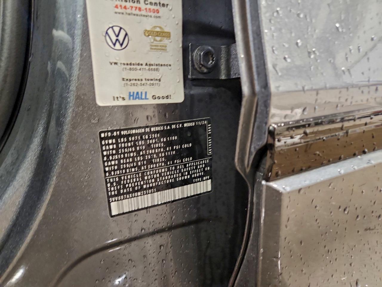 2024 Volkswagen Tiguan Se R-Line Black VIN: 3VV8B7AX6RM231031 Lot: 93740495