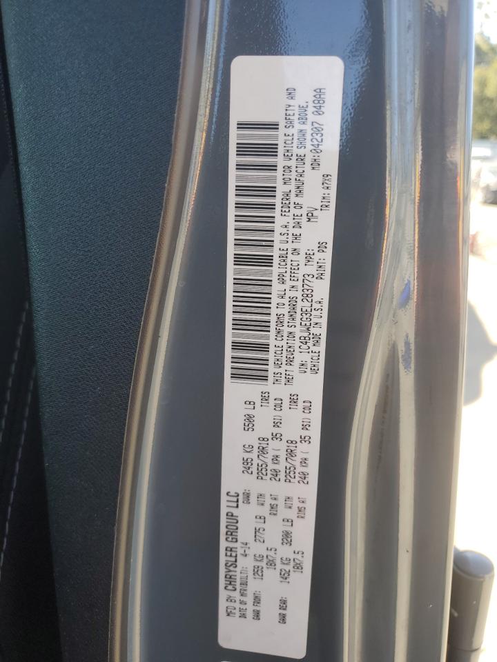 2014 Jeep Wrangler Unlimited Sahara VIN: 1C4BJWEG3EL283773 Lot: 91075655