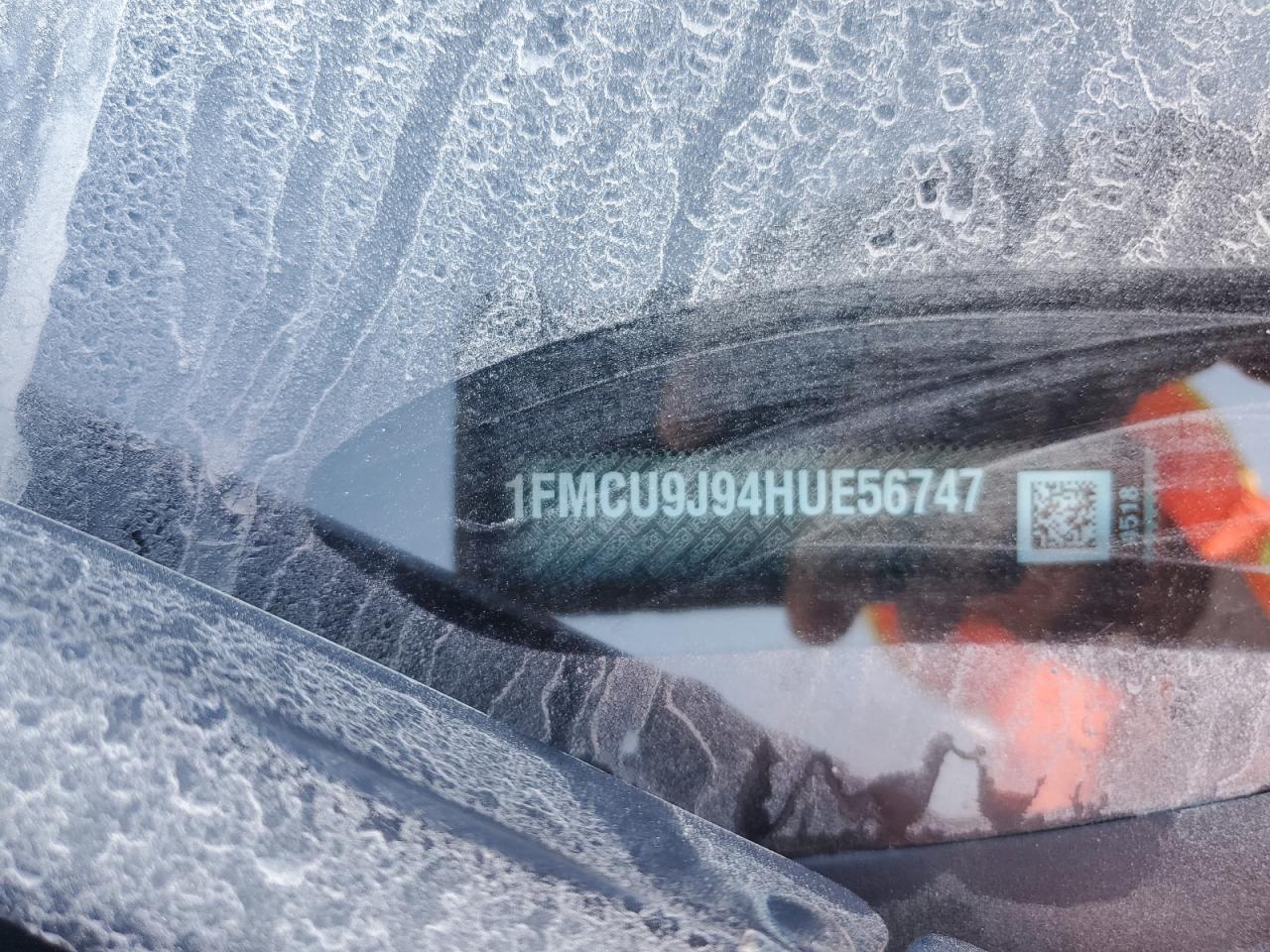 2017 Ford Escape Titanium VIN: 1FMCU9J94HUE56747 Lot: 91161815