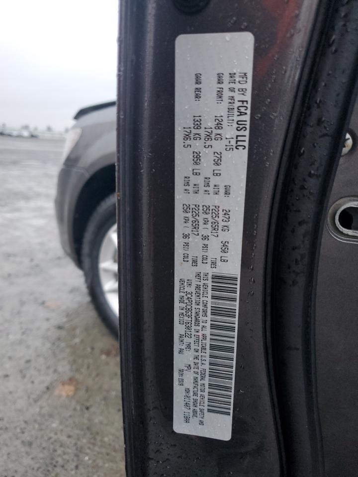 2015 Dodge Journey Sxt VIN: 3C4PDCBG3FT630122 Lot: 93198655