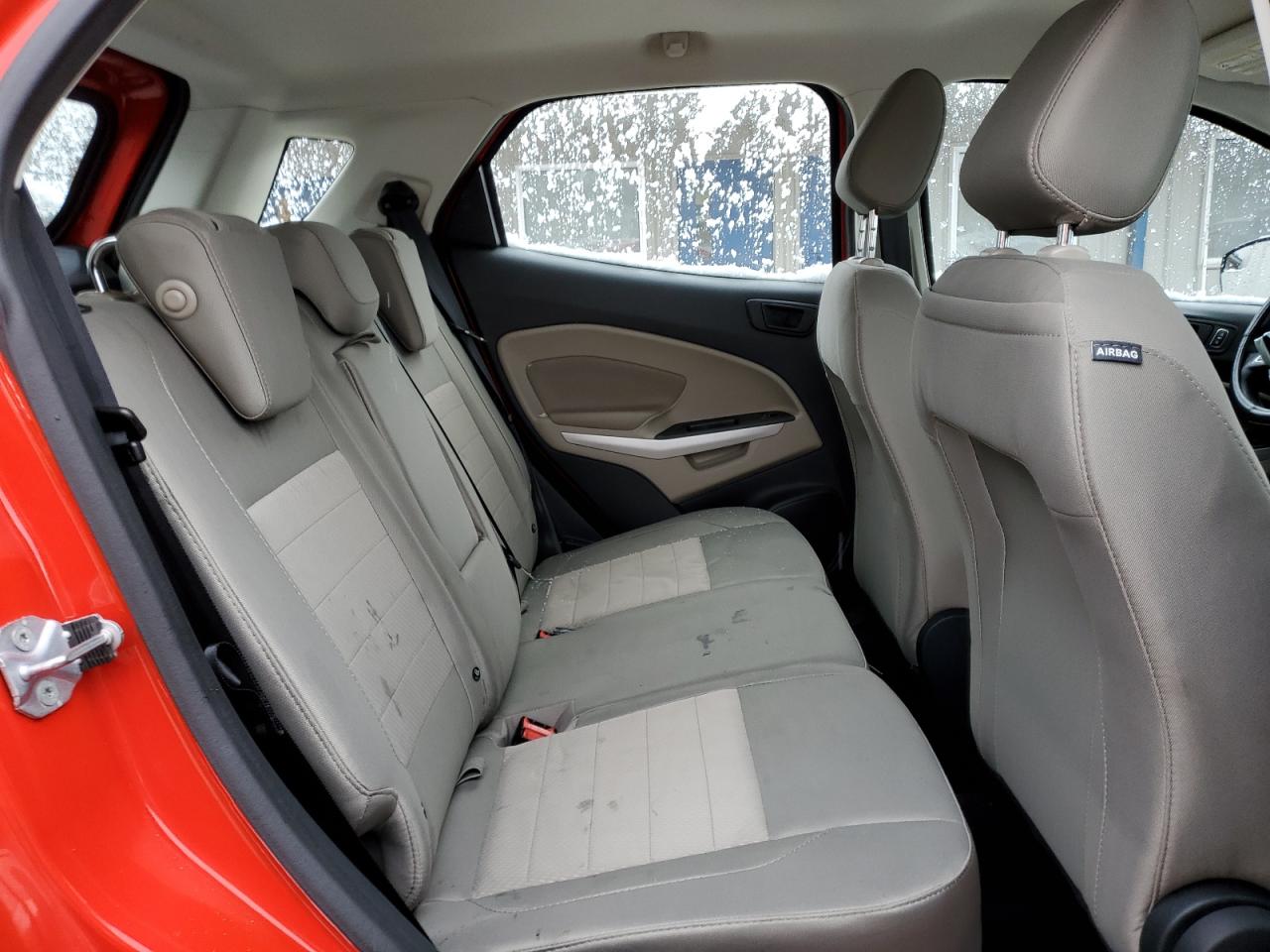 2022 Chev Ford Ecosport Red VIN: MAJ6S3FL2NC468900 Lot: 90144005