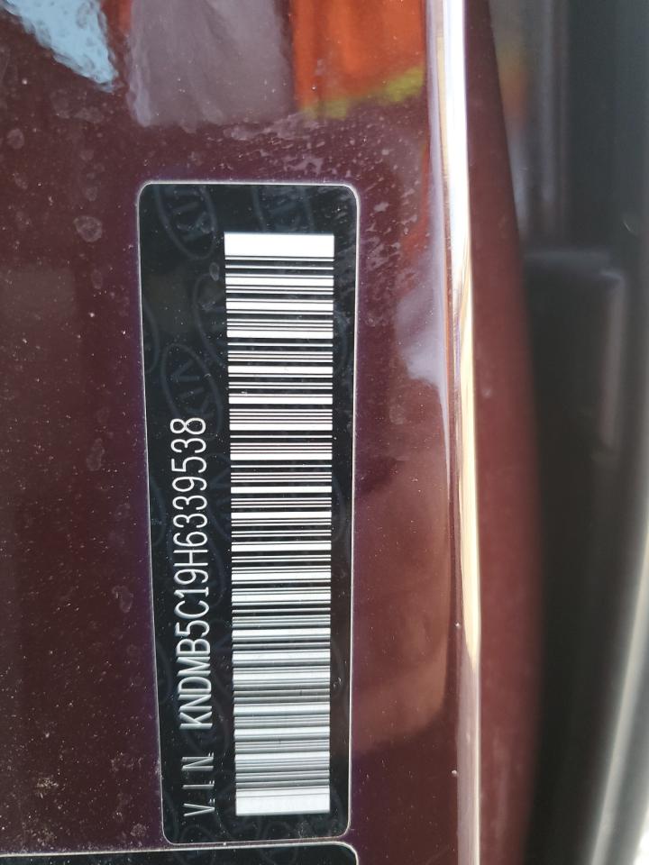 2017 Kia Sedona Lx VIN: KNDMB5C19H6339538 Lot: 92089555