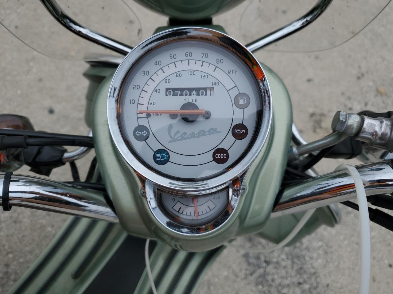 2009 Vespa Lx 150 VIN: ZAPM448FX95501854 Lot: 91878825