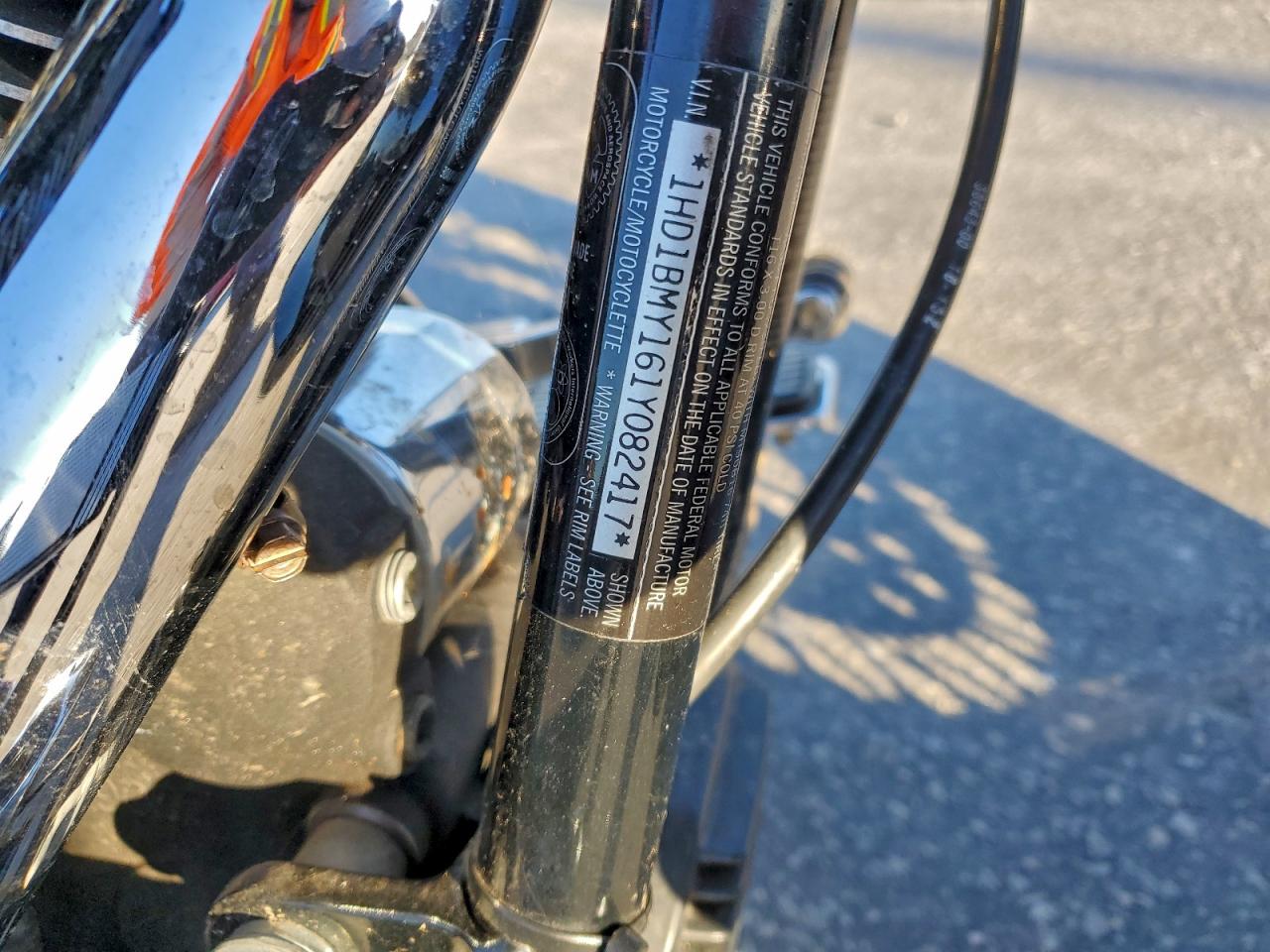 2001 Harley-Davidson Flstf VIN: 1HD1BMY161Y082417 Lot: 94141965