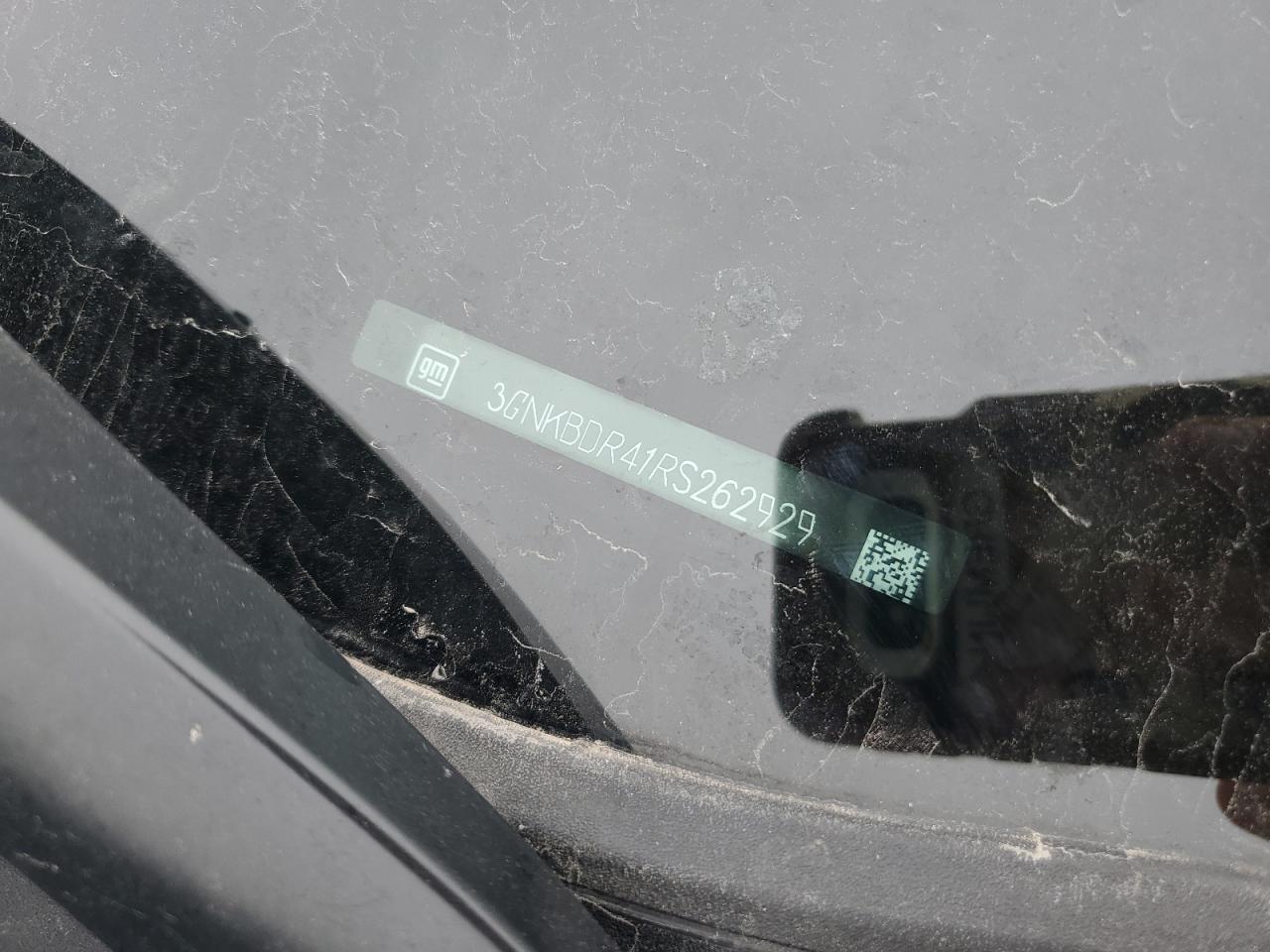 2024 Chevrolet Blazer 3Lt VIN: 3GNKBDR41RS262929 Lot: 93834065