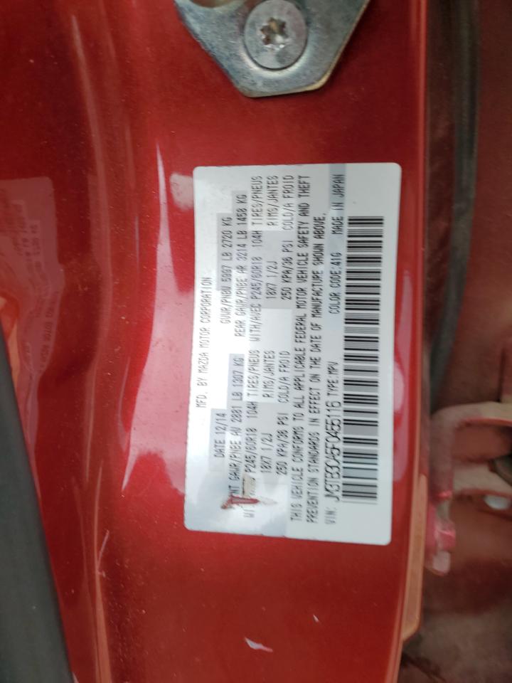 2015 Mazda Cx-9 Touring VIN: JM3TB3CA5F0455116 Lot: 91506035