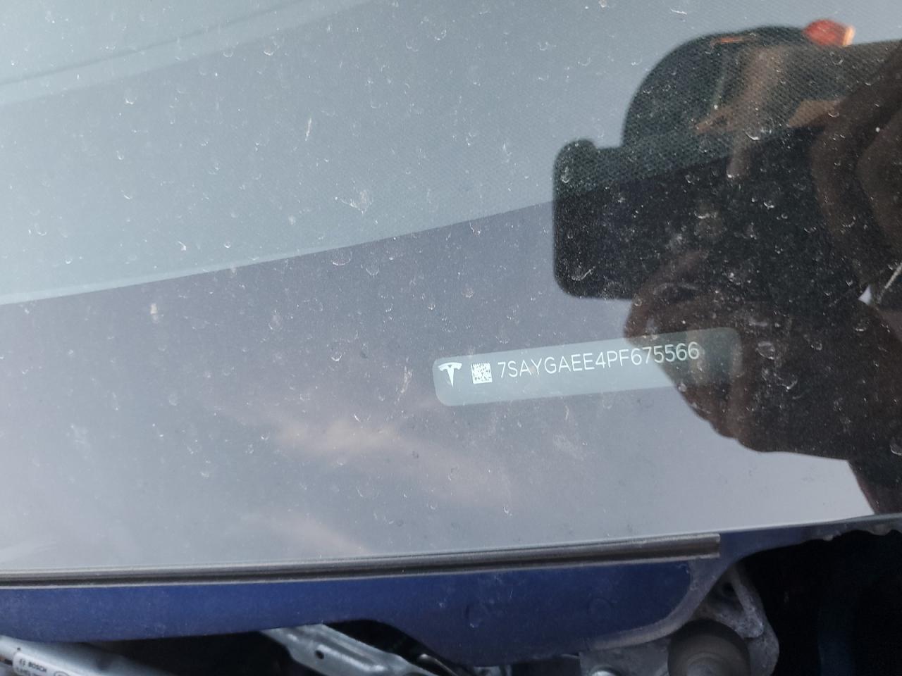 2023 Tesla Model Y VIN: 7SAYGAEE4PF675566 Lot: 91653315
