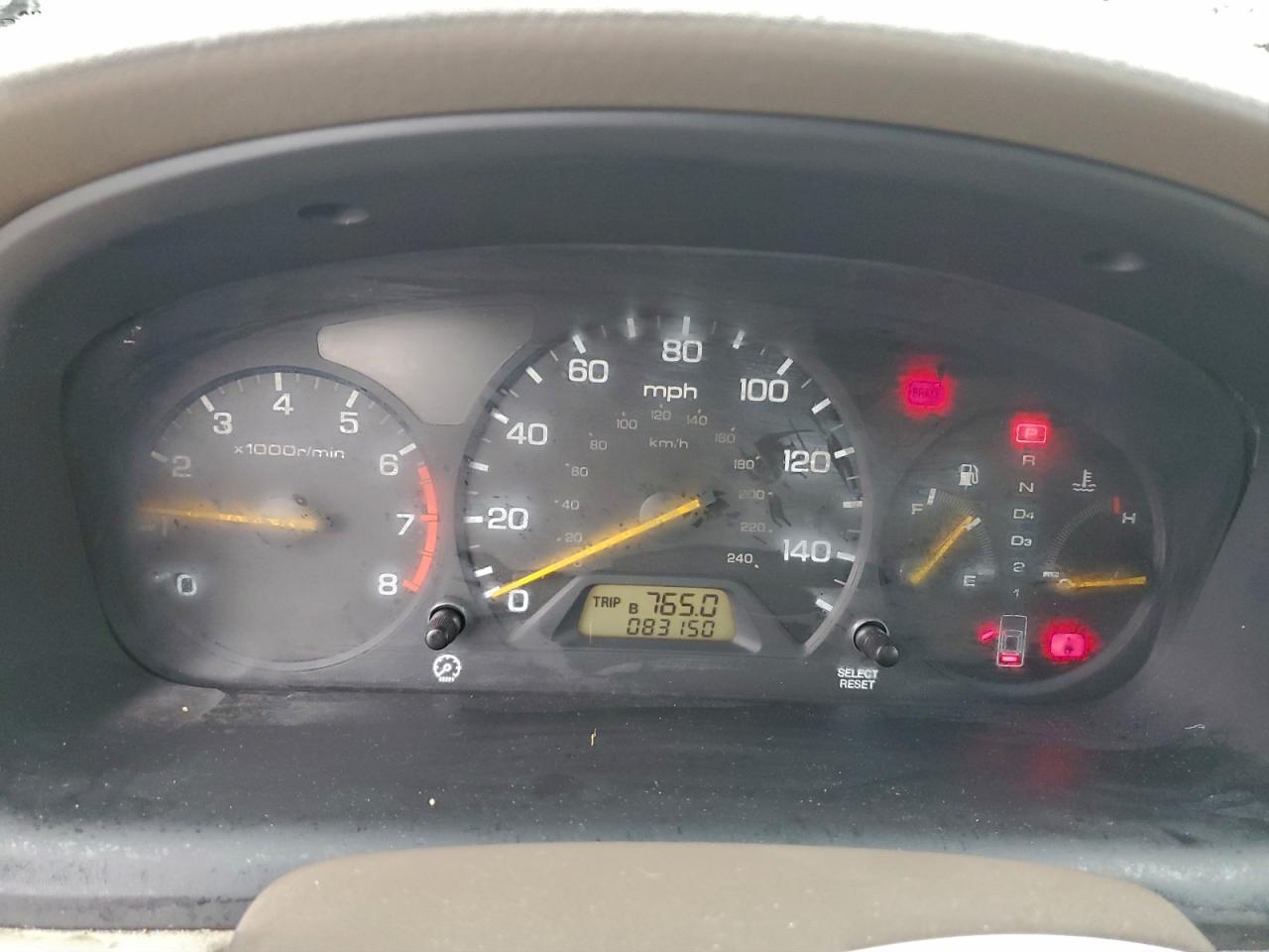 2000 Honda Accord Ex VIN: 1HGCG1654YA078435 Lot: 94131725