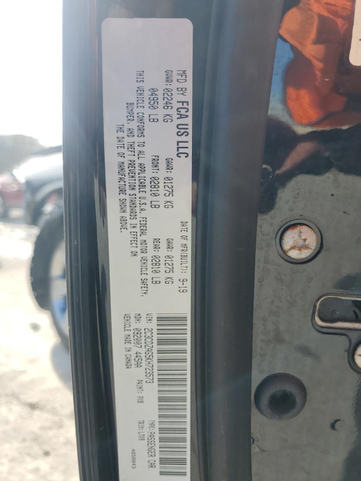 2019 Dodge Challenger Sxt VIN: 2C3CDZAG5KH723573 Lot: 90361035