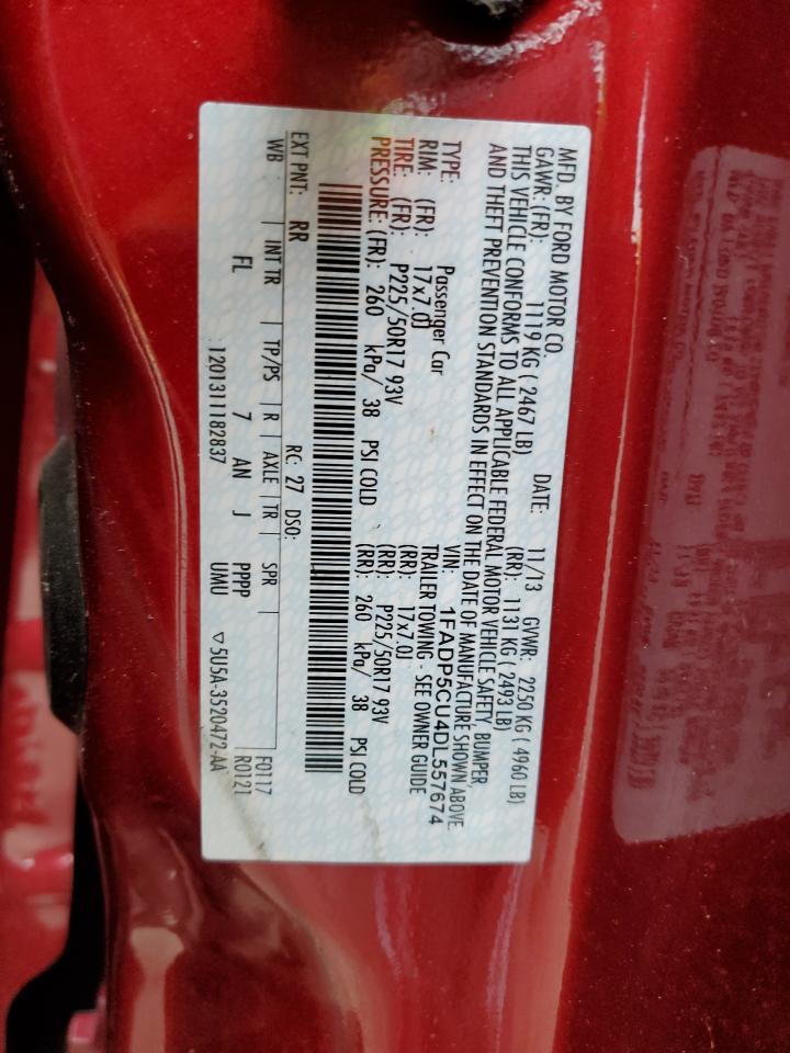 2013 Ford C-Max Premium VIN: 1FADP5CU4DL557674 Lot: 92808325