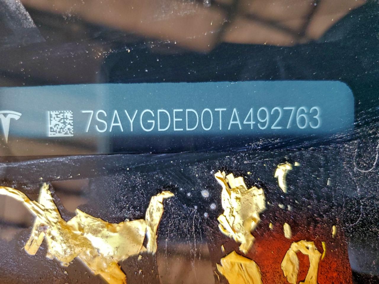 2026 Tesla Model Y VIN: 7SAYGDED0TA492763 Lot: 94421435