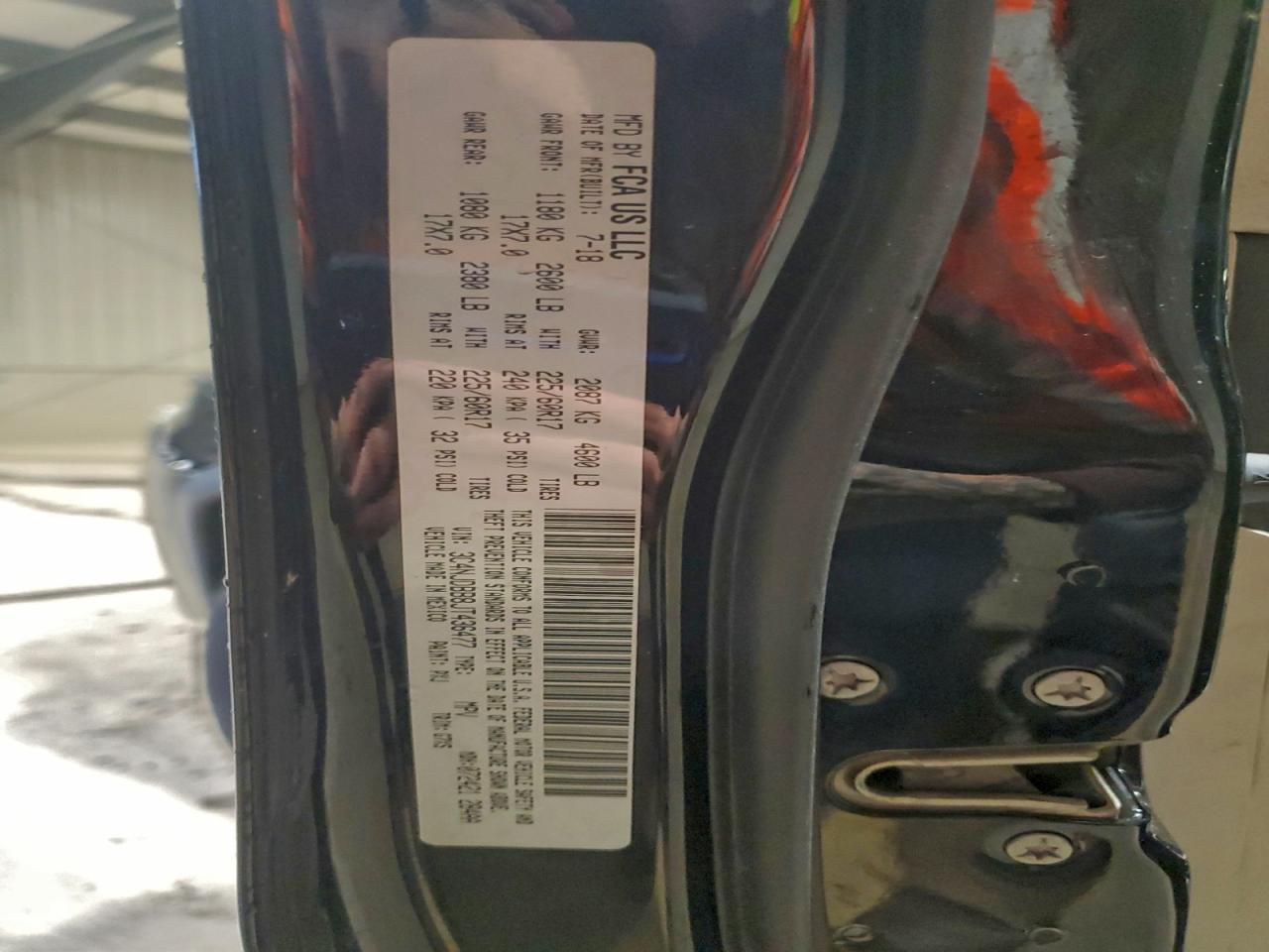 2018 Jeep Compass Latitude VIN: 3C4NJDBB8JT436477 Lot: 94780295