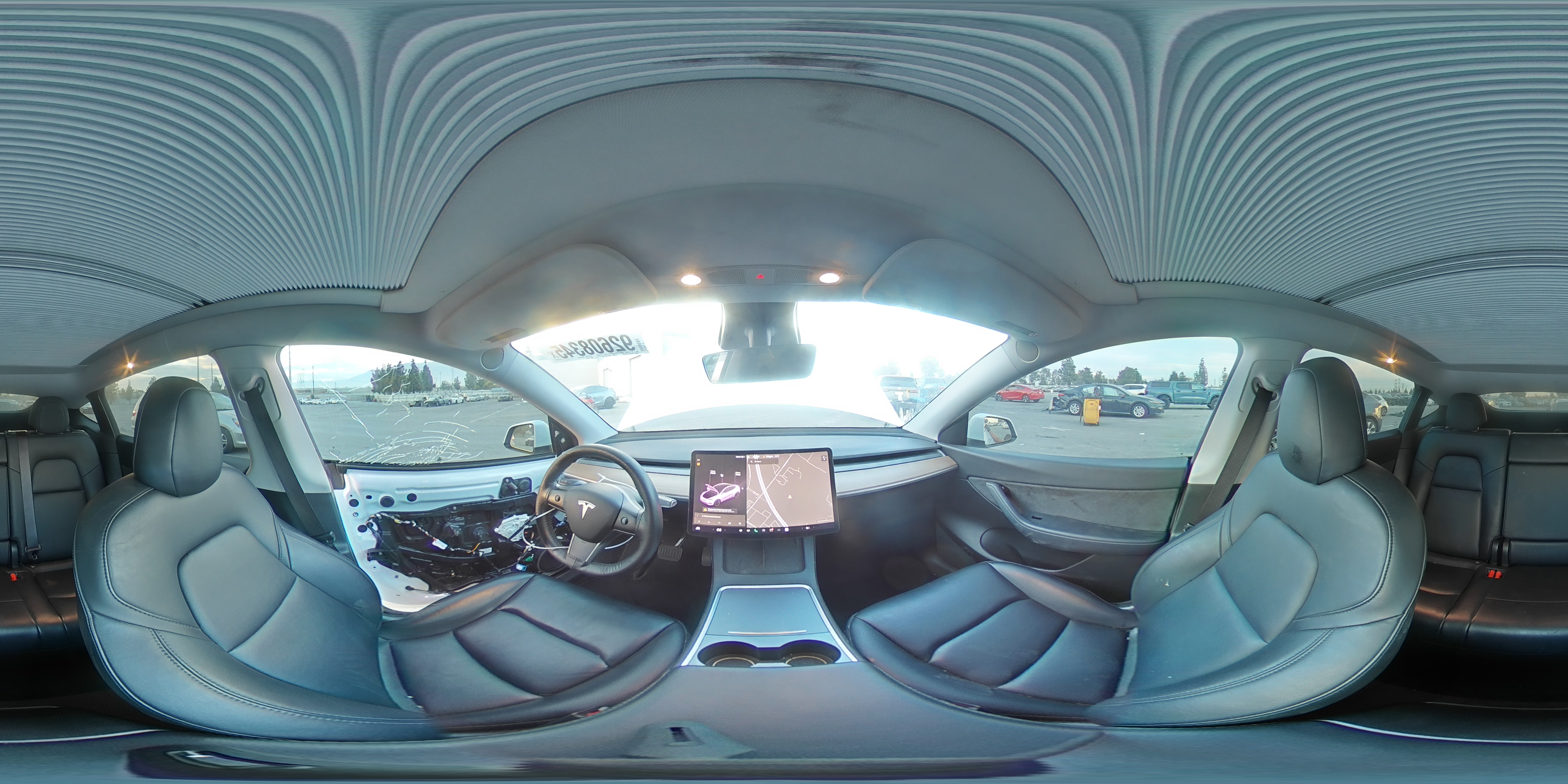 2021 Tesla Model Y VIN: 5YJYGDEE2MF159667 Lot: 92608345