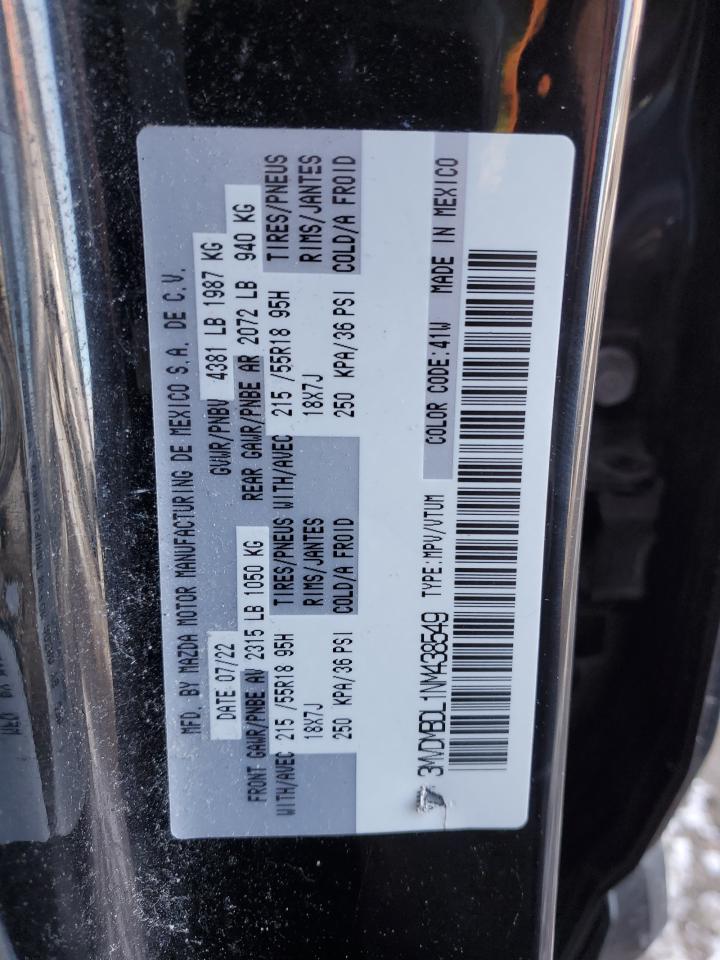 2022 Mazda Cx-30 Premium VIN: 3MVDMBDL1NM438549 Lot: 85436255