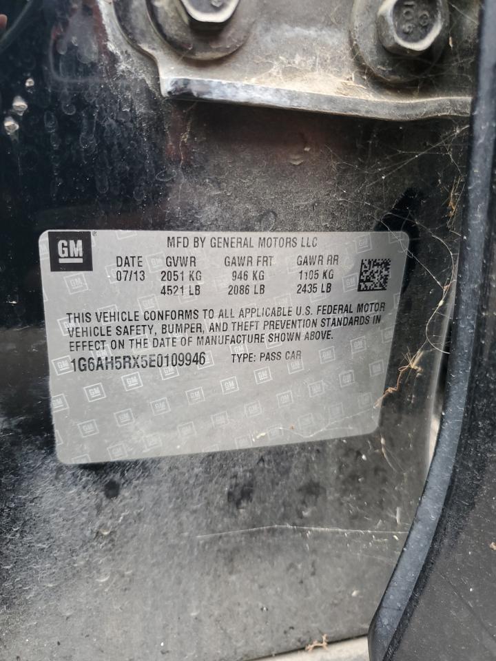 2014 Cadillac Ats Luxury VIN: 1G6AH5RX5E0109946 Lot: 92756305