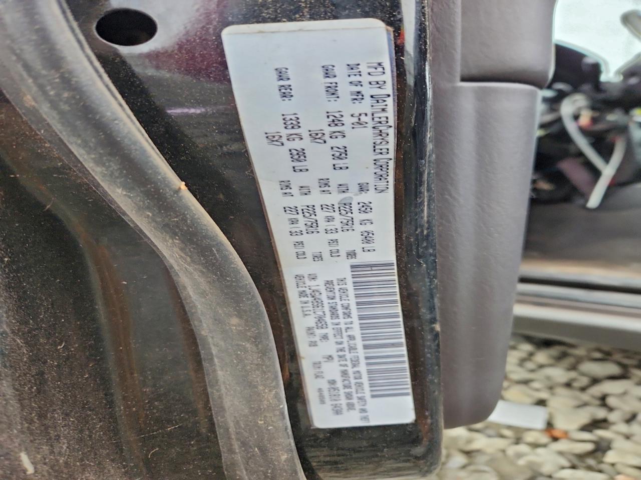 2001 Jeep Grand Cherokee Laredo VIN: 1J4GW48S61C704658 Lot: 94416145