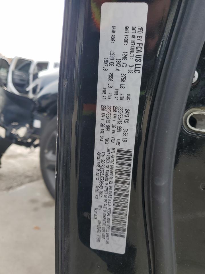 2018 Dodge Journey Crossroad VIN: 3C4PDCGG5JT339543 Lot: 92213815