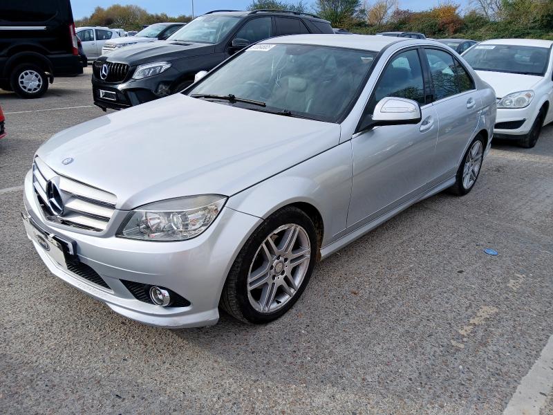 2008 MERCEDES-BENZ C CLASS C200K SPORT 4DR AUTO for sale at Copart SANDWICH