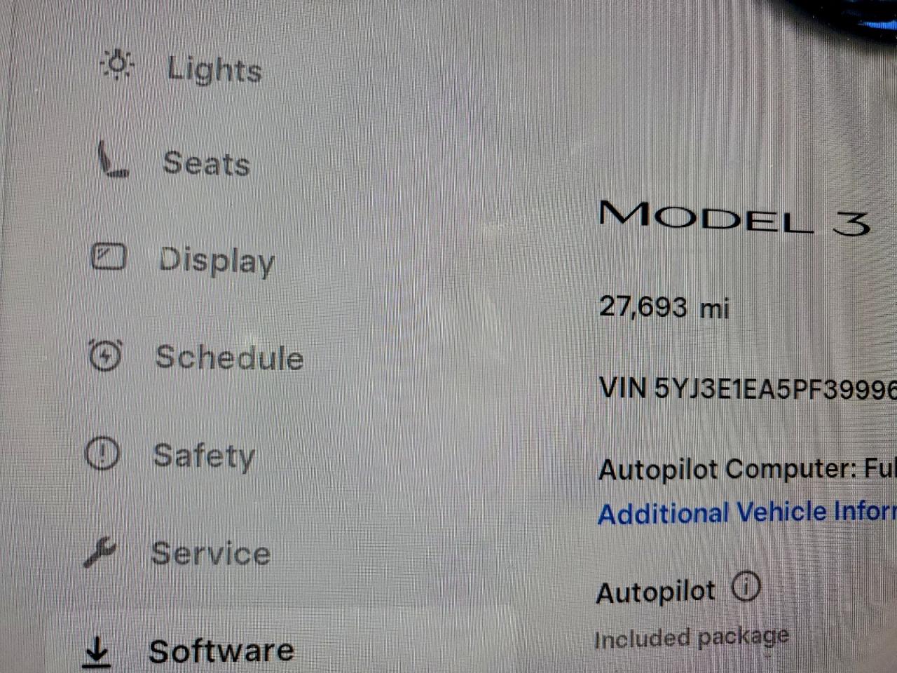 2023 Tesla Model 3 VIN: 5YJ3E1EA5PF399960 Lot: 94928705