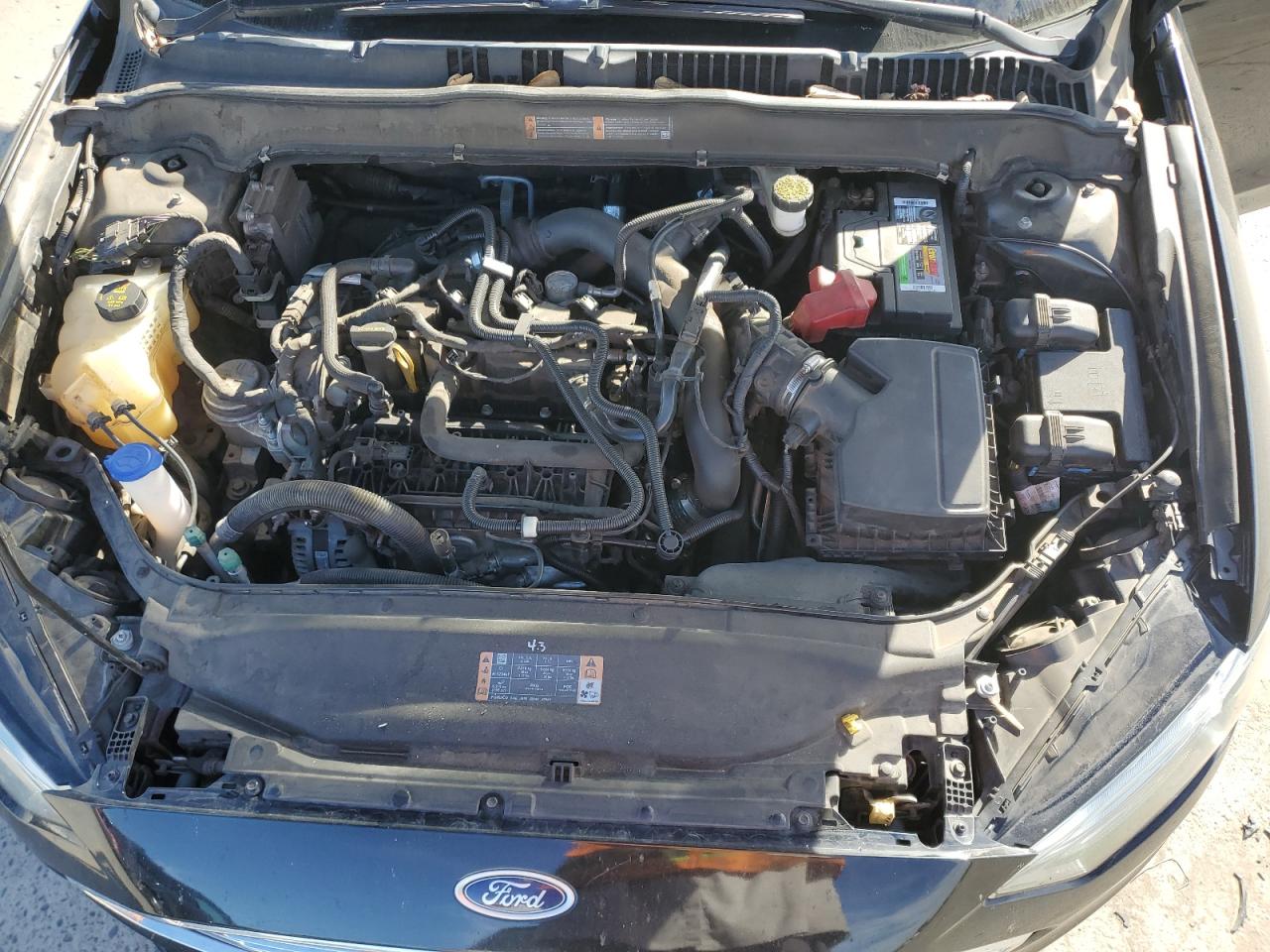 2017 Ford Fusion Se VIN: 3FA6P0HD8HR275968 Lot: 91653725