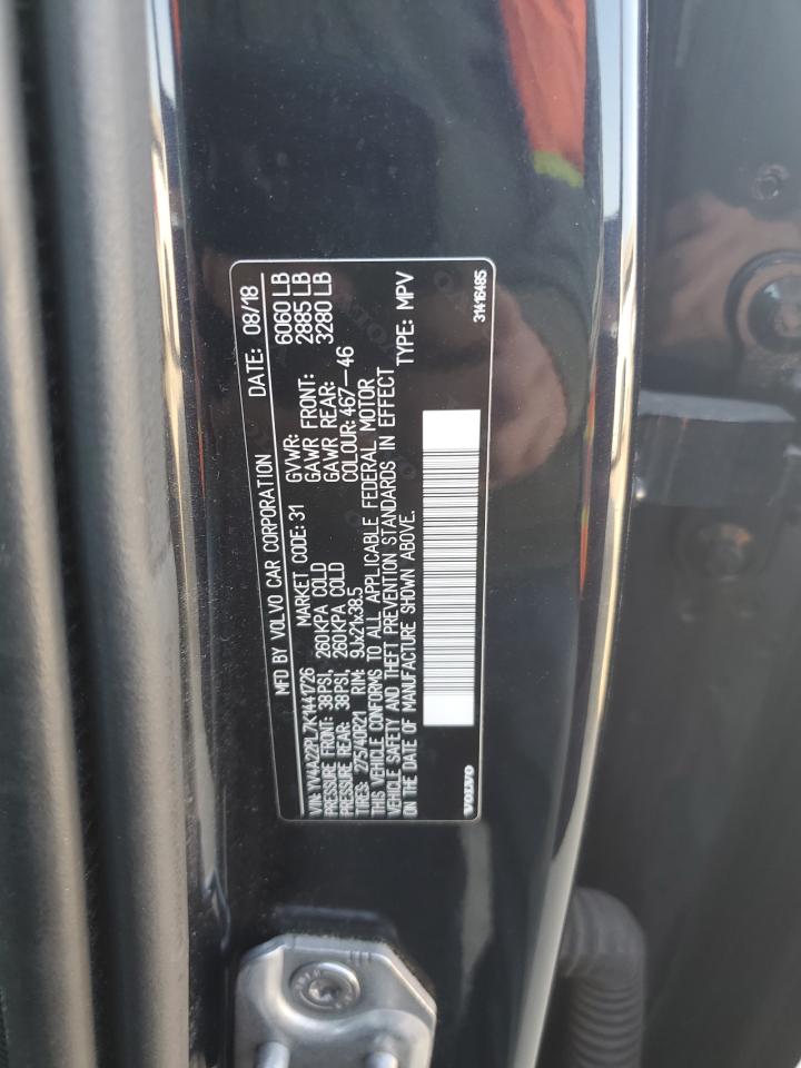 2019 Volvo Xc90 T6 Inscription VIN: YV4A22PL7K1441726 Lot: 92820995