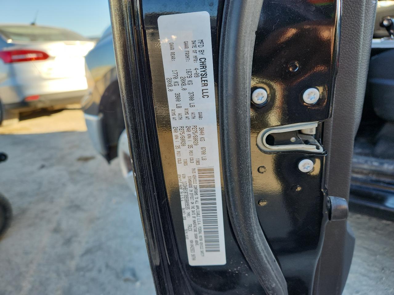 2009 Dodge Ram 1500 VIN: 1D3HB18T89S809935 Lot: 91577055