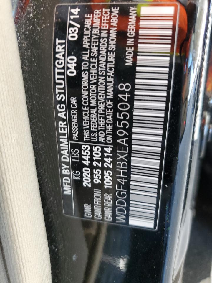 2014 Mercedes-Benz C 250 VIN: WDDGF4HBXEA955048 Lot: 93175235