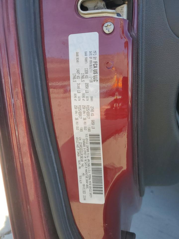 2018 Dodge Grand Caravan Gt VIN: 2C4RDGEG3JR196100 Lot: 90632755