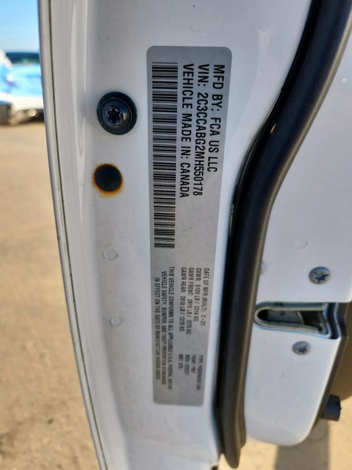 2021 Chrysler 300 S VIN: 2C3CCABG2MH550178 Lot: 90645955