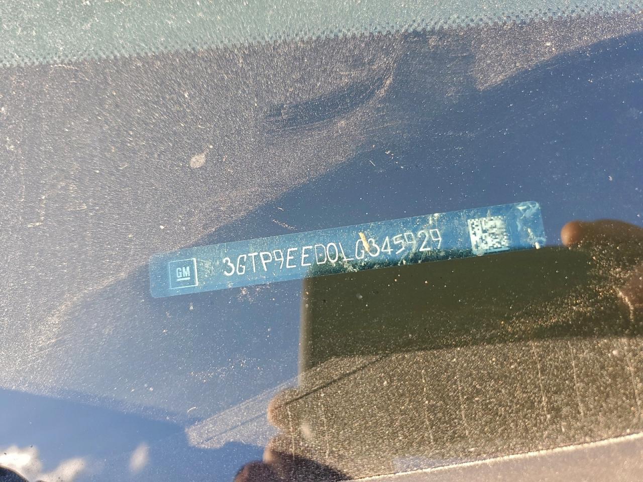 2020 GMC Sierra K1500 At4 VIN: 3GTP9EED0LG345929 Lot: 91458775