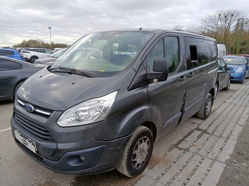2018 FORD TRANSIT CUSTOM 2.0 TDCI 130PS LOW ROOF TREND VAN for sale at Copart SANDWICH