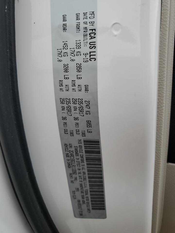 2020 Chrysler Pacifica Touring L VIN: 2C4RC1BG1LR112282 Lot: 93485755