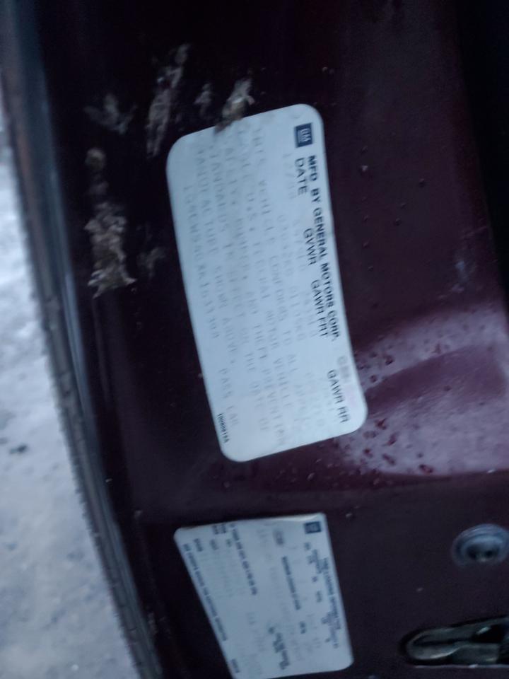 1989 Buick Electra Park Avenue VIN: 1G4CW54CXK1633398 Lot: 91271985