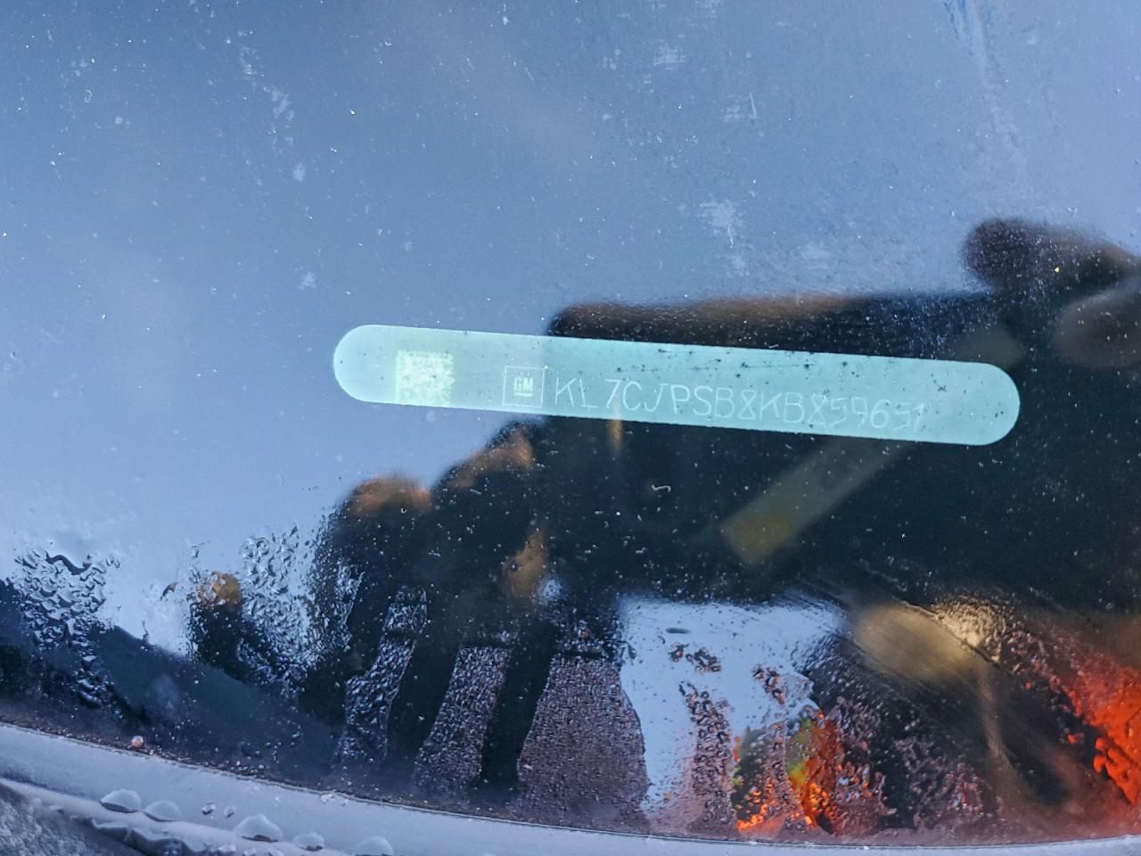 2019 Chevrolet Trax 1Lt VIN: KL7CJPSB8KB859651 Lot: 93521635