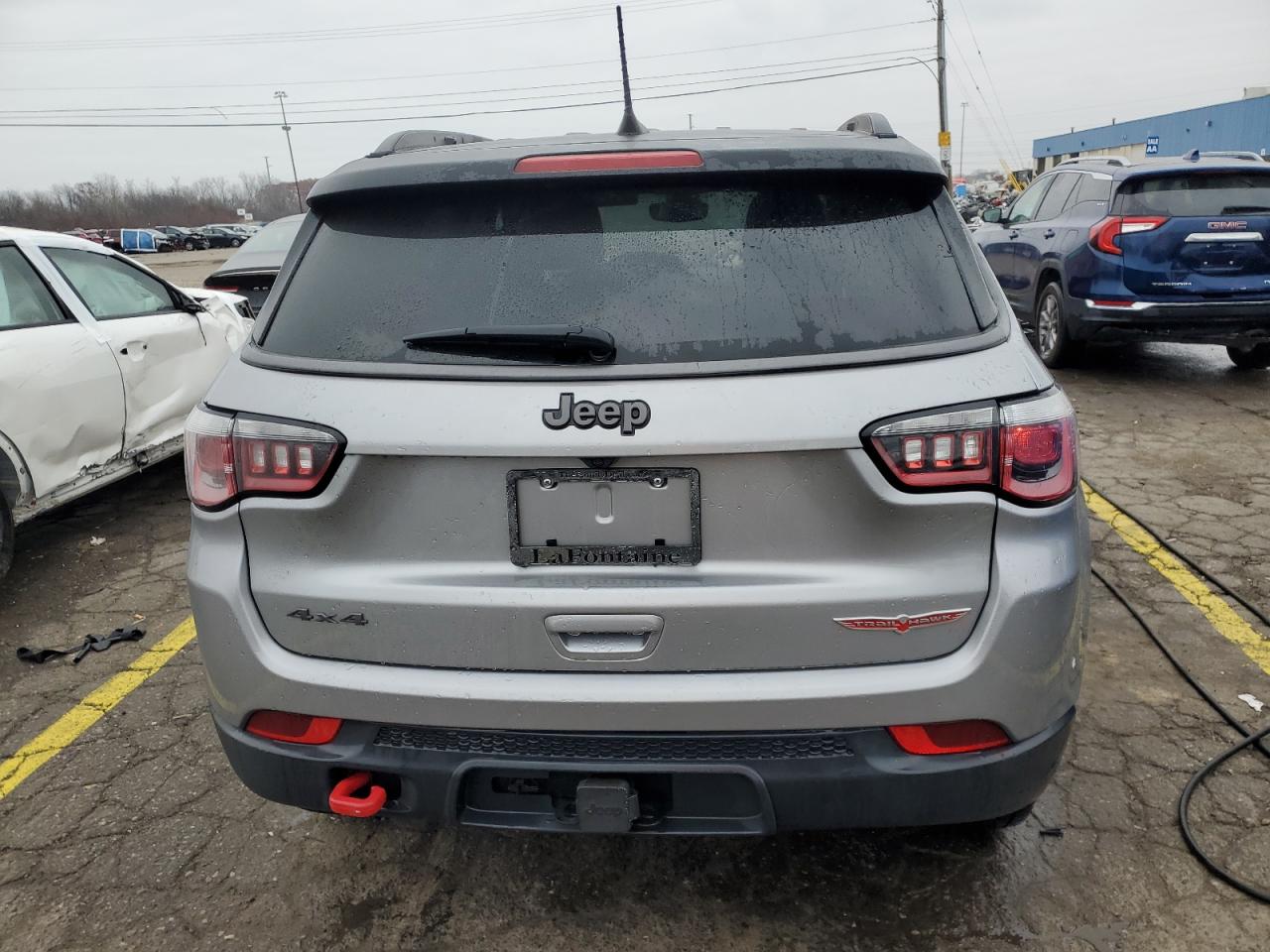 2018 Jeep Compass Trailhawk VIN: 3C4NJDDB0JT501755 Lot: 93648565