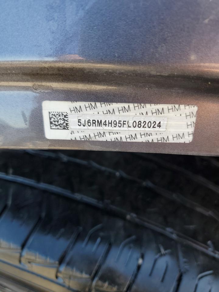 2015 Honda Cr-V Touring VIN: 5J6RM4H95FL082024 Lot: 93060325