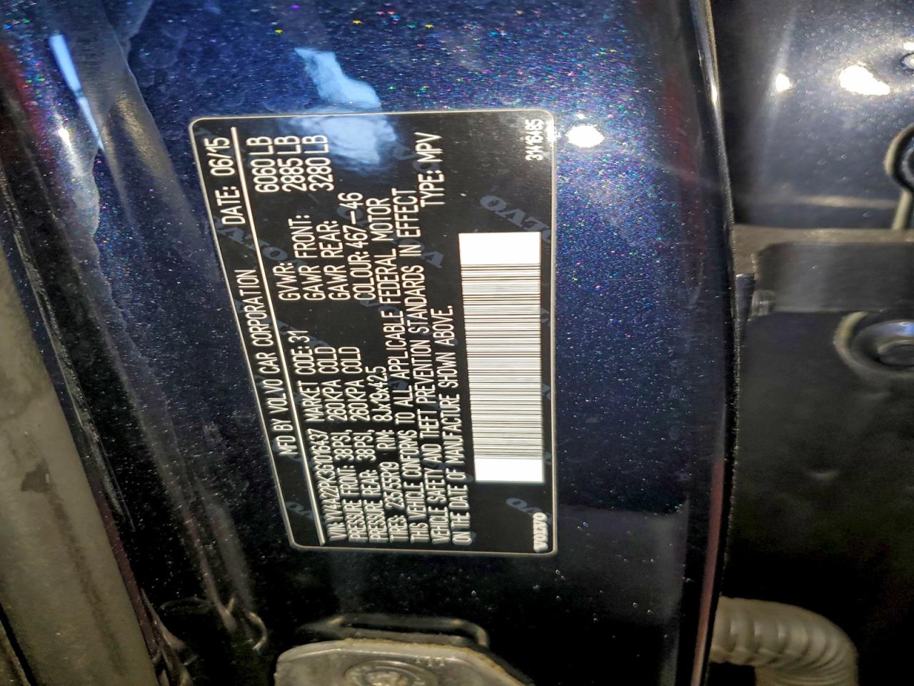 2016 Volvo Xc90 T6 VIN: YV4A22PK3G1016437 Lot: 94129325