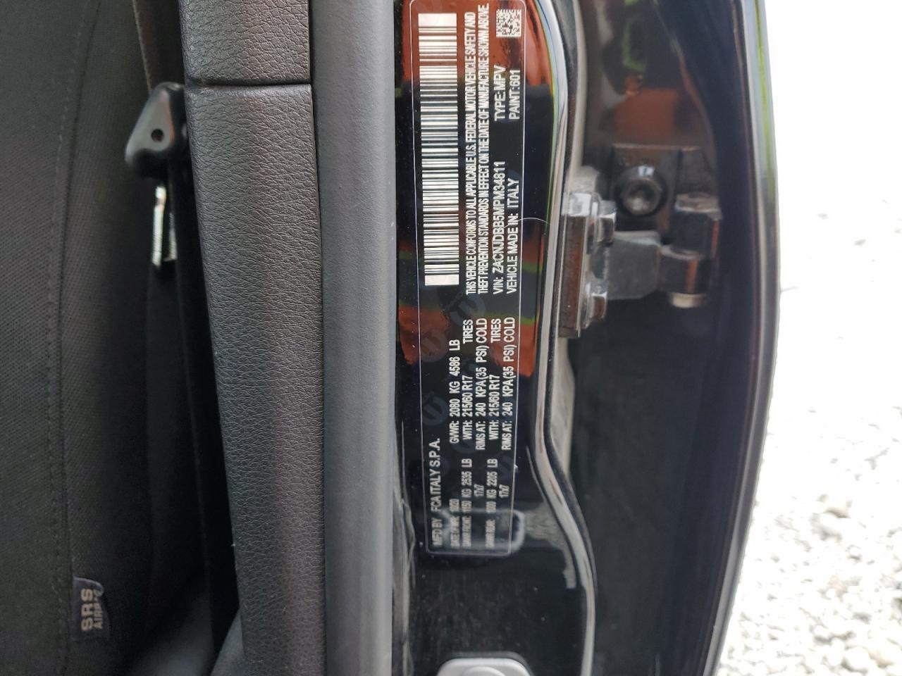 2021 Jeep Renegade Latitude VIN: ZACNJDBB5MPM34811 Lot: 91318725