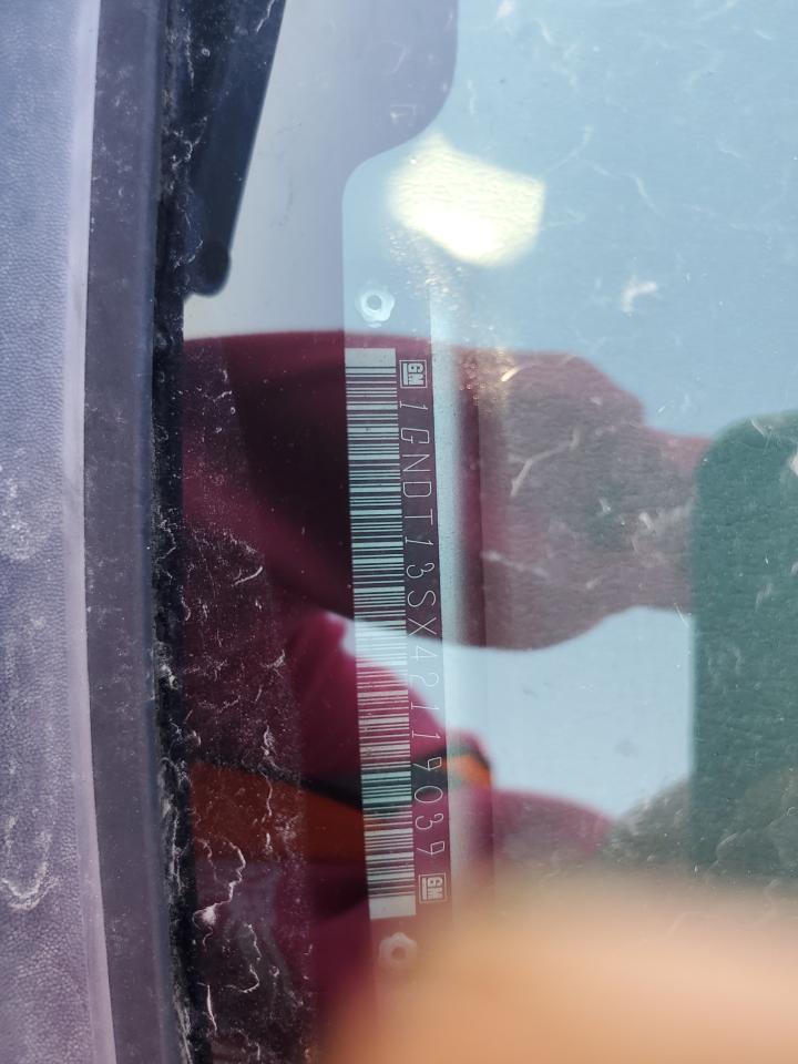 2004 Chevrolet Trailblazer Ls VIN: 1GNDT13SX42119039 Lot: 93222305